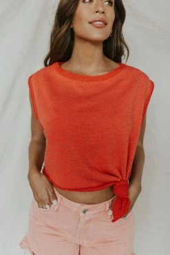 Henly *Free People Fresh To Def Pullover In Guava Berry