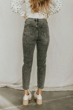 Henly Denim Nicki Distressed Jeans In Vintage Black