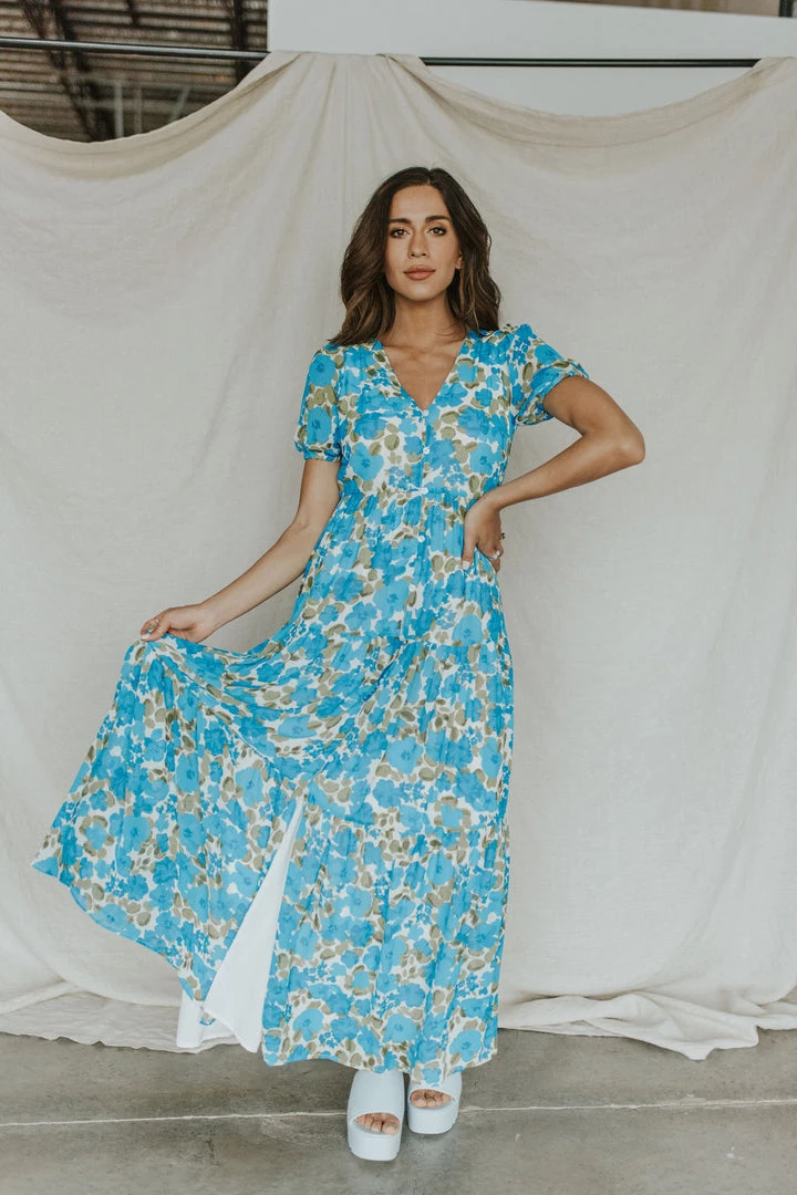 Henly Dresses Blue Bell Floral Maxi