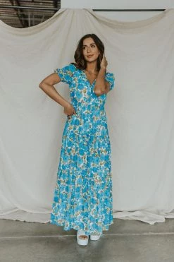Henly Dresses Blue Bell Floral Maxi