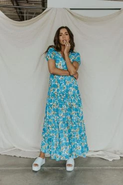 Henly Dresses Blue Bell Floral Maxi