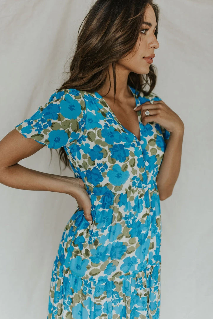 Henly Dresses Blue Bell Floral Maxi