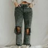 Henly Free People Maggie Mid Rise Straight-Leg Jean In Bottlerocket Denim