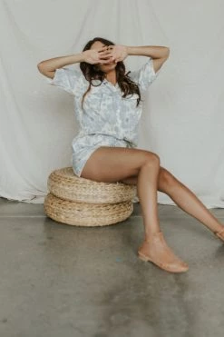 Henly SETS Tropicana Shorts In Blue