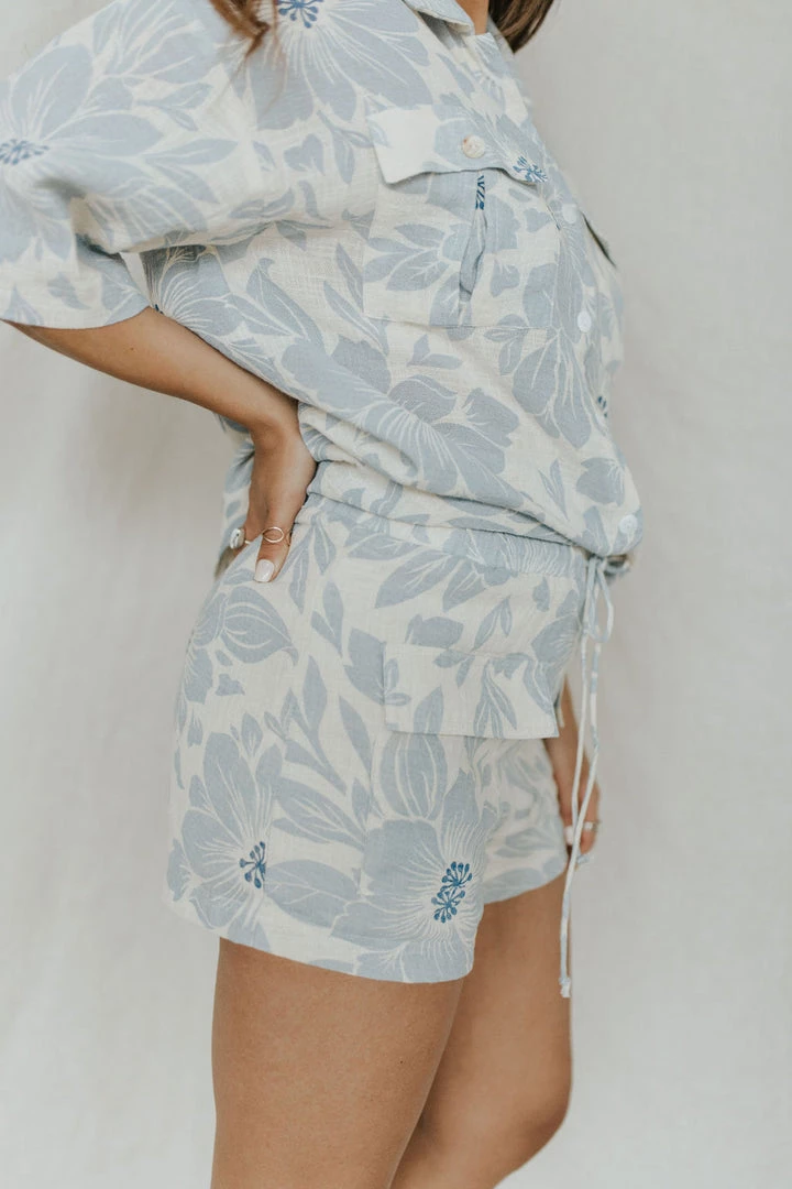 Henly SETS Tropicana Shorts In Blue