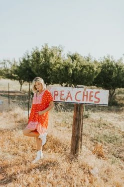 Henly Dresses Elora Dress In Boho Red