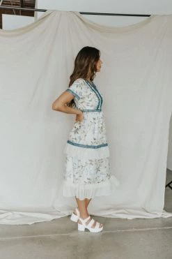 Henly Mae Lace Midi Dresses