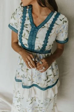 Henly Mae Lace Midi Dresses