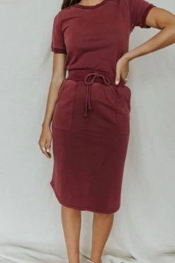 Henly SETS Everyday Skirt In Plum