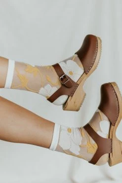 Henly Accessories Janis Socks In Yellow