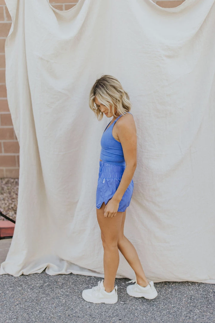 Henly Free People Way Home Short In African Violet