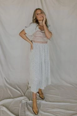 Henly Dresses Marni Embroidered Midi