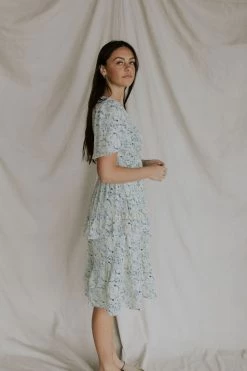 Henly Maisie Smocked Dress In Mint