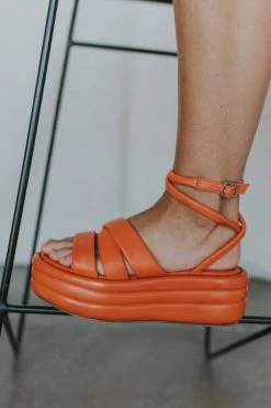 Henly Free People Harper Flatform In Tiger Lily