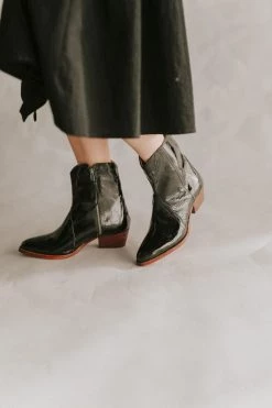 Henly Free People New Frontier Western Boot In Black