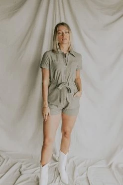 Henly *Cruise Shortalls In Olive