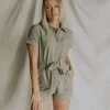 Henly *Cruise Shortalls In Olive