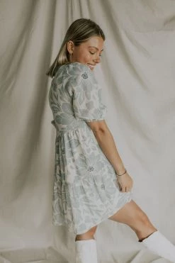 Henly Dresses Tropicana Mini In Blue