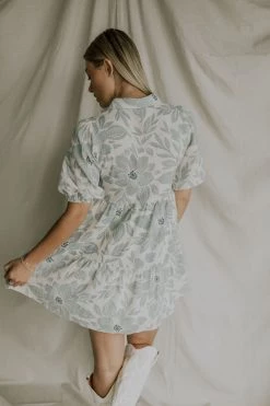 Henly Dresses Tropicana Mini In Blue