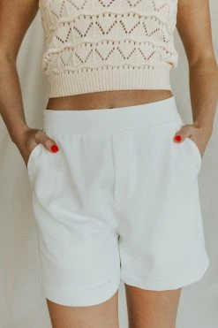 Henly Newport White Shorts SETS