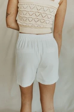 Henly Newport White Shorts SETS