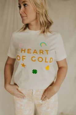 Henly SALE *Heart Of Gold Graphic Tee