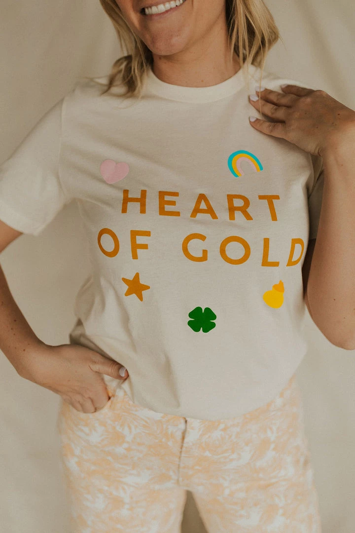 Henly SALE *Heart Of Gold Graphic Tee