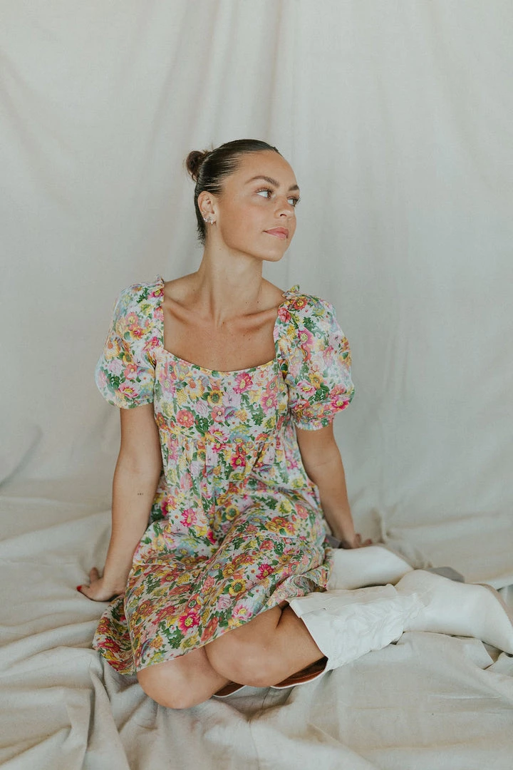 Henly Dresses Spring Shimmy Mini In Ivory