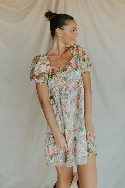 Henly Dresses Spring Shimmy Mini In Ivory