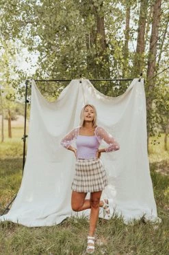 Henly SALE *Seeing Stars Smocked Blouse In Lilac