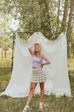 Henly SALE *Seeing Stars Smocked Blouse In Lilac