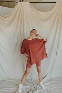 Henly SETS Free People Hot Shot Reversible Set In Red Rendezvous