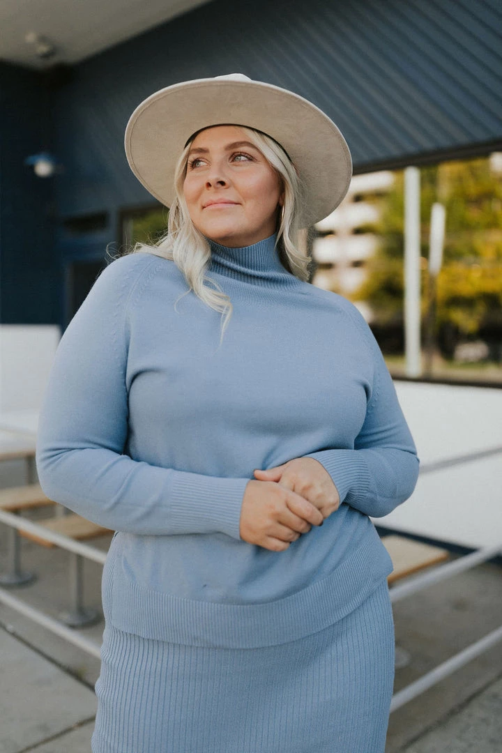 Henly Adore You Sweater In Cornflower Blue