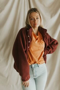 Henly *Alps Sherpa In Burgundy