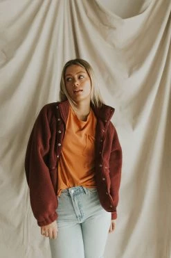 Henly *Alps Sherpa In Burgundy