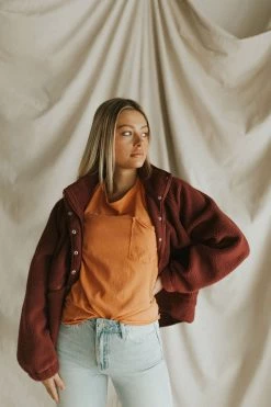 Henly *Alps Sherpa In Burgundy