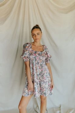 Henly Spring Shimmy Mini In Navy Dresses