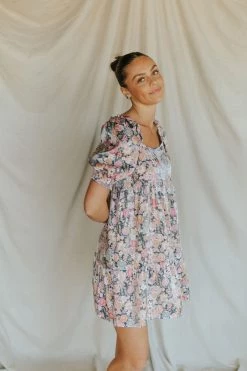 Henly Spring Shimmy Mini In Navy Dresses