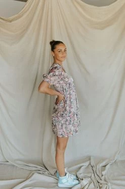 Henly Spring Shimmy Mini In Navy Dresses