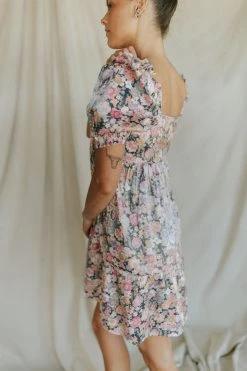 Henly Spring Shimmy Mini In Navy Dresses