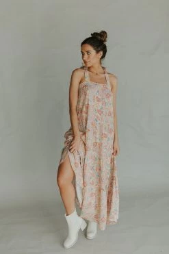 Henly Lotus Paisley Maxi Dresses