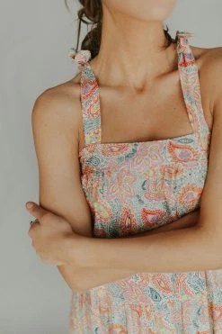 Henly Lotus Paisley Maxi Dresses