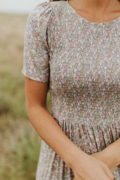 Henly Dresses Lena Floral Maxi In Lilac