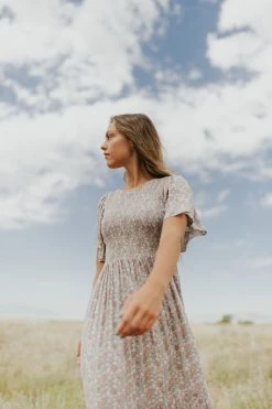 Henly Dresses Lena Floral Maxi In Lilac