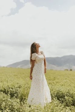 Henly Golden Girl Floral Maxi Dresses