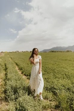 Henly Golden Girl Floral Maxi Dresses