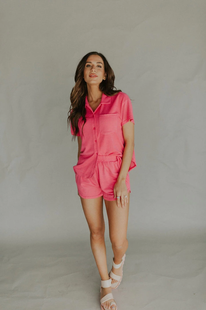 Henly Shes All That Button Down Top SETS