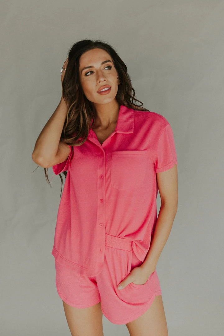 Henly Shes All That Button Down Top SETS