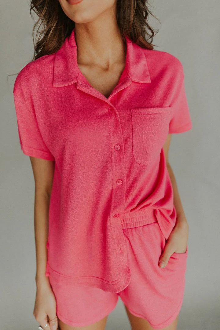 Henly Shes All That Button Down Top SETS