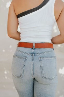 Henly Free People We The Free Getty Leather Belt In Sedona